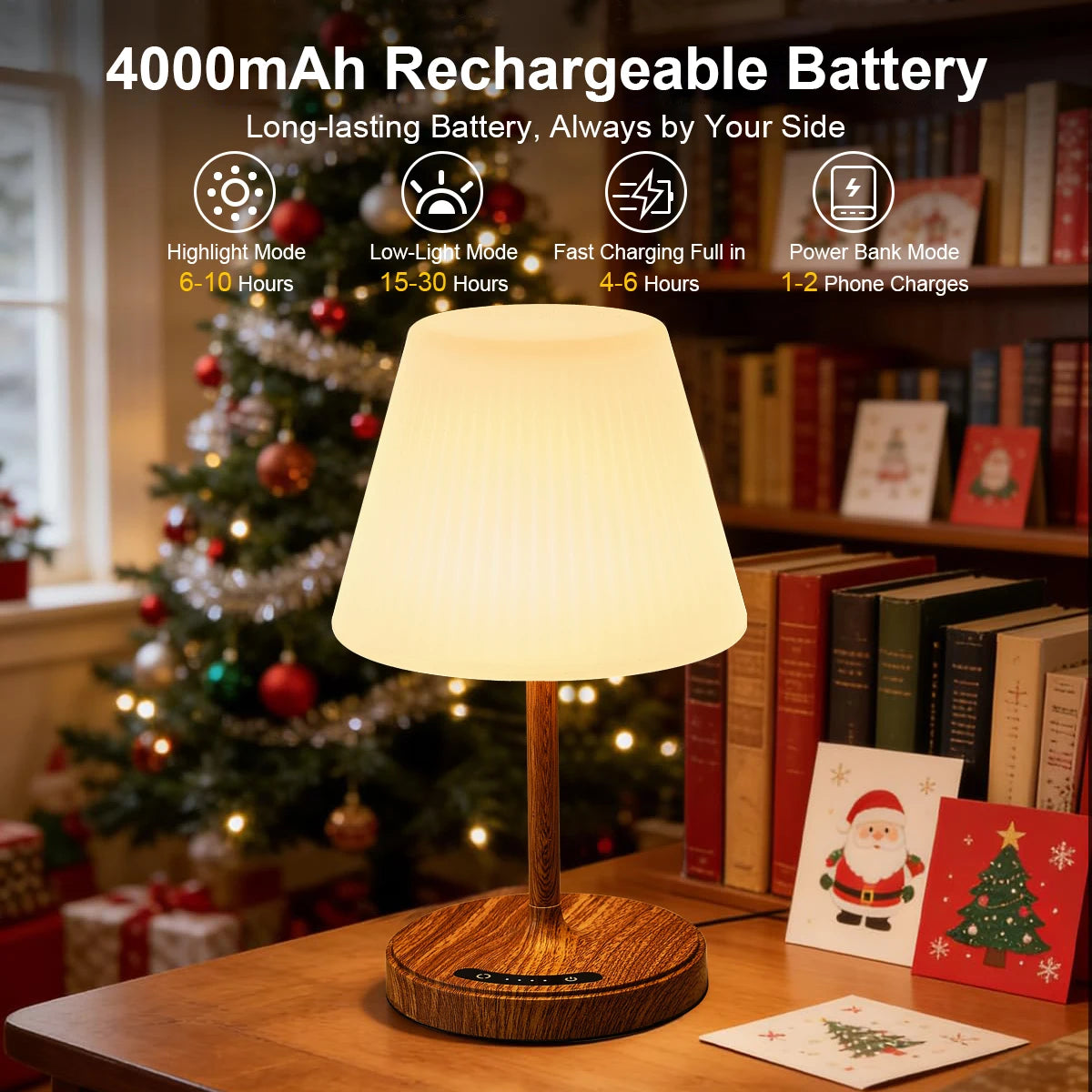 Shower Lamp Bathroom Lamp Cordless Night Lamp