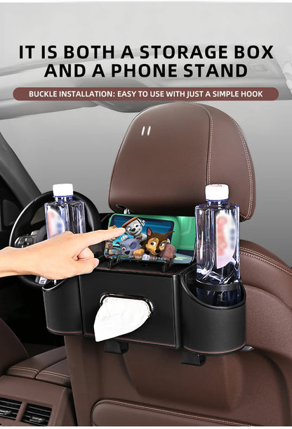 Car Seat Back Storage Box Multi-Functional Vehicle Mounted