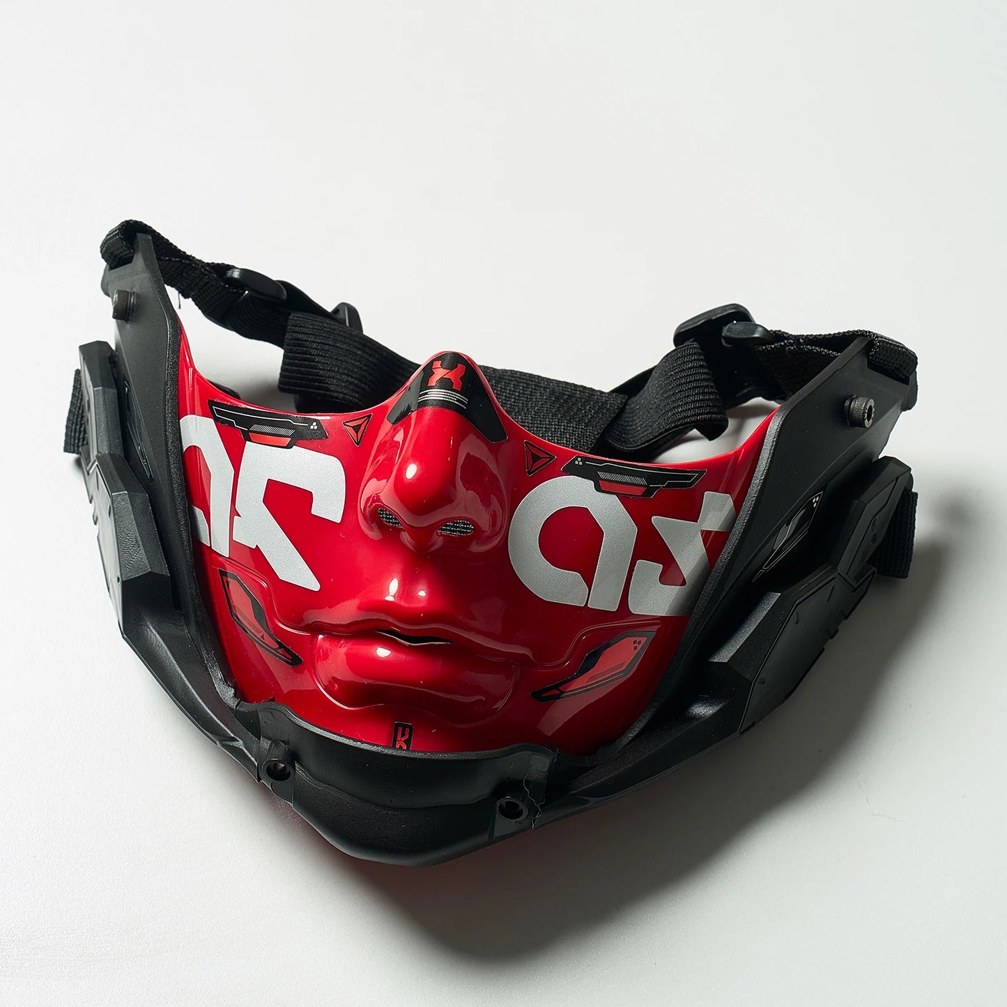 Cyberpunk Half Face Mask Mecha Style Halloween