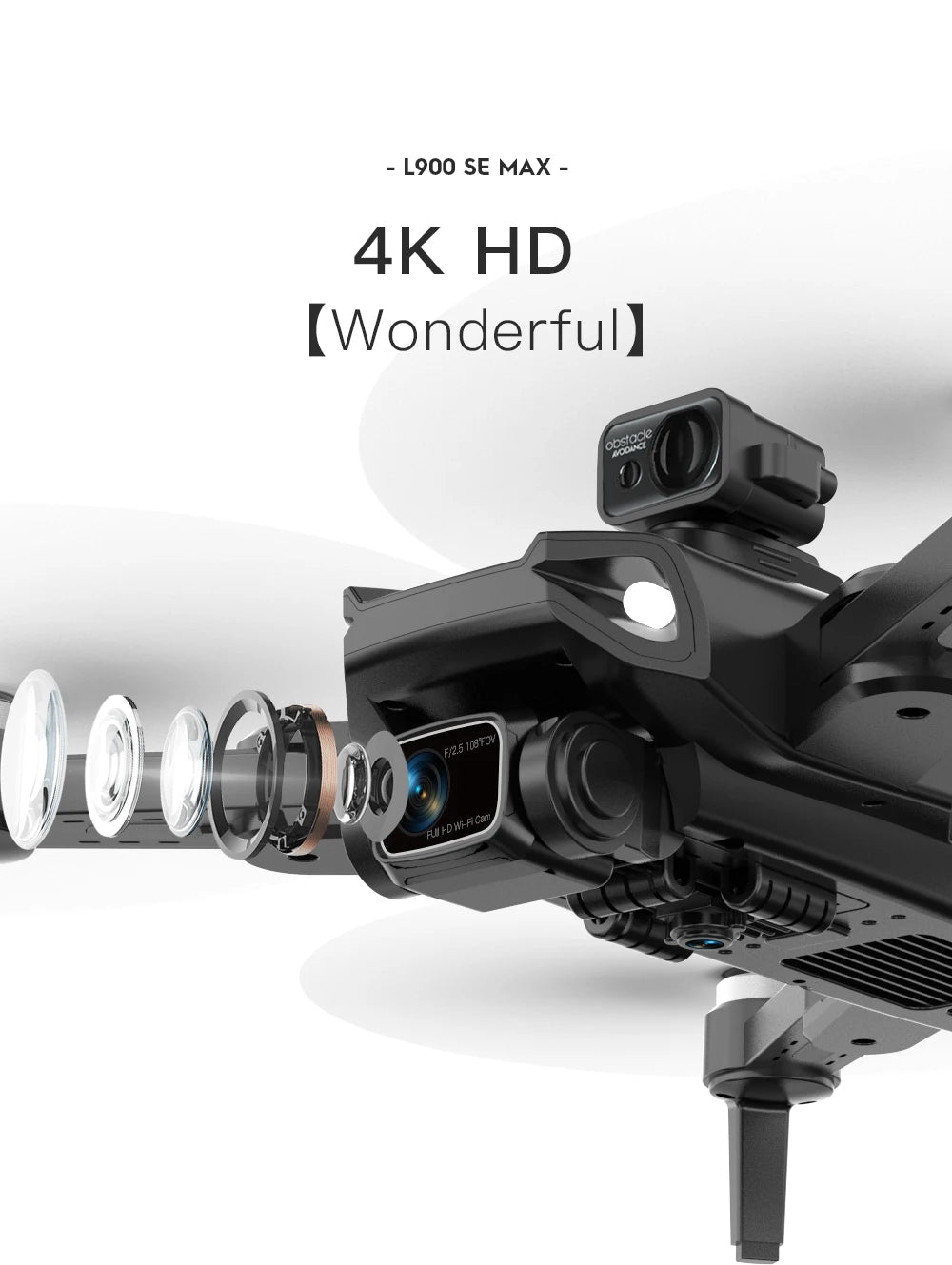 L900 Pro SE MAX GPS Drone 4K Professional Dual HD Camera