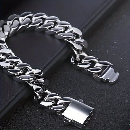 316 Stainless Steel Plated 18k Gold Fashion Hip Hop Bracelet