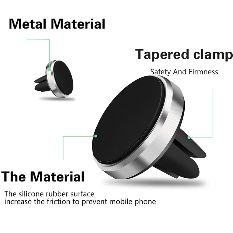 Car Magnetic Holder Universal Air Vent Mount Stand