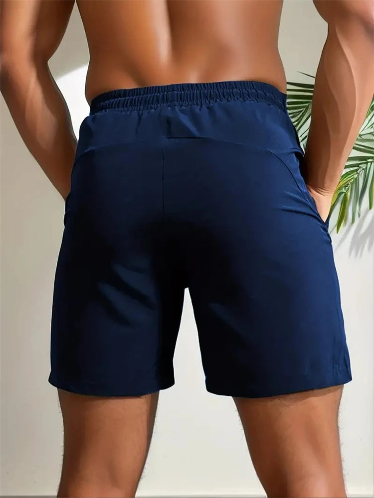 Summer Shorts Men Gym Sport Running Squat Fitness Workout