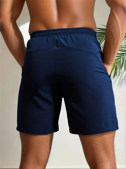 Summer Shorts Men Gym Sport Running Squat Fitness Workout