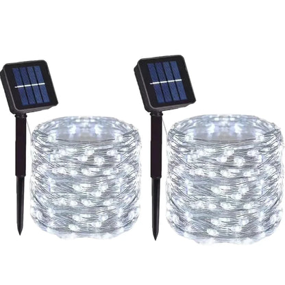 8 Modes Outdoor Solar Fairy Lights LED Copper Wire Lights