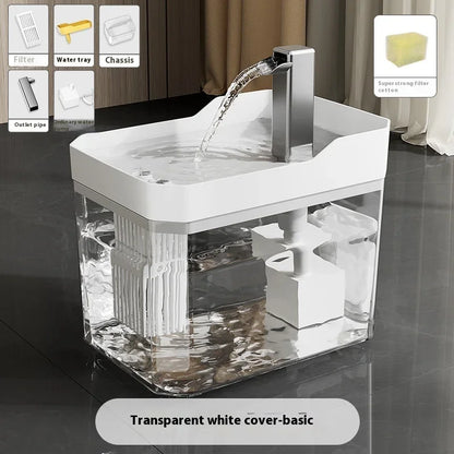 Automatic Feeder Dog Cat Food Bowl With Water Fountain