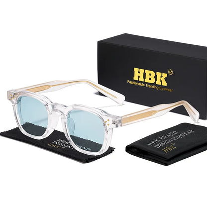 HBK New Square Retro Sunglasses Men Fashion