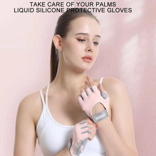 Fitness Cycling Gloves Men Women Anti Slip Shock-Absorbing