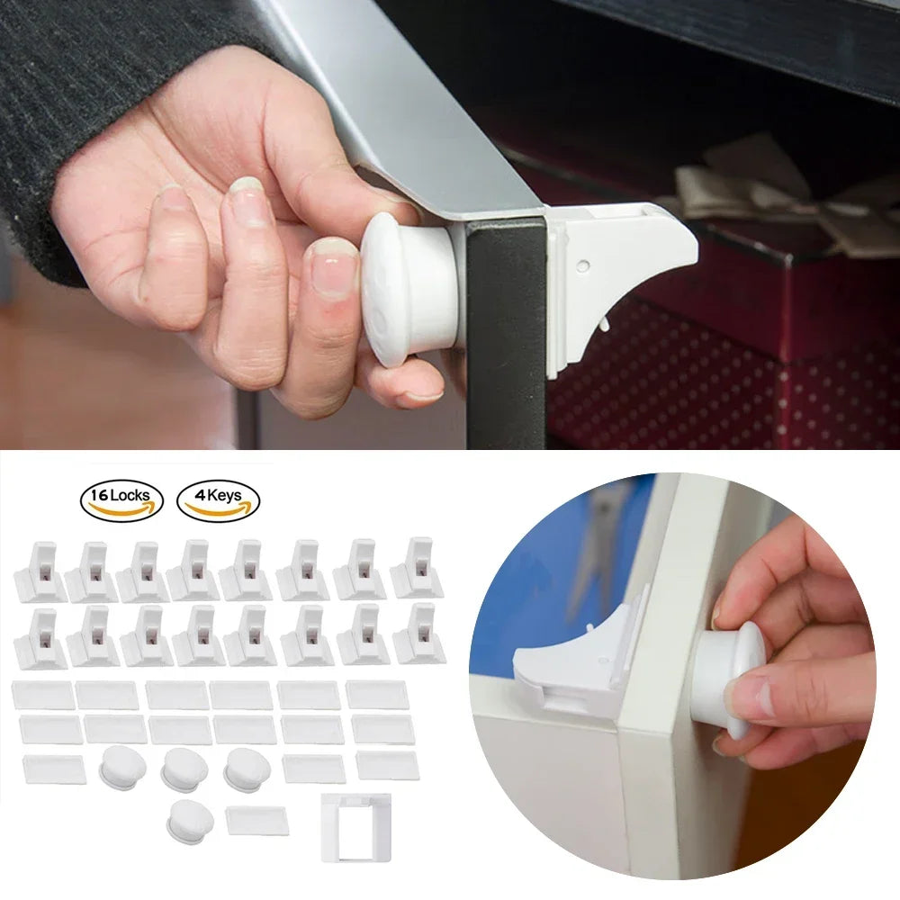 Baby Safety Lock Invisible Lock Kids Security  Protection