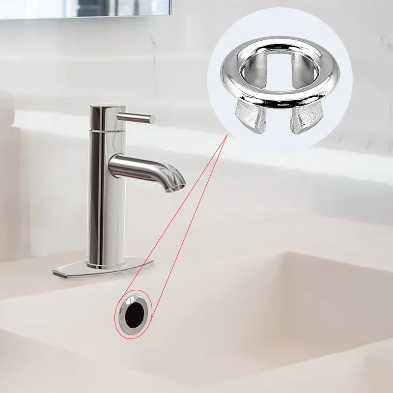 Sink Hole Round Overflow Cover Ring Wash Basin