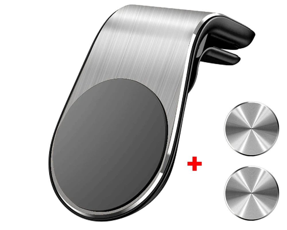 Magnetic Car Phone Holder Air Vent Clip Mount Rotation