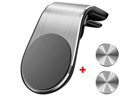 Magnetic Car Phone Holder Air Vent Clip Mount Rotation