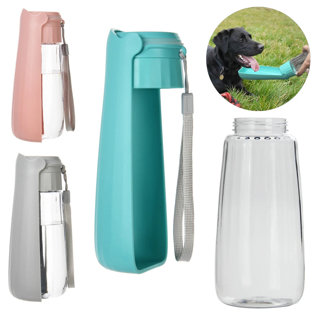 Outdoor Portable Dog Water Bottle Drinking Bowl