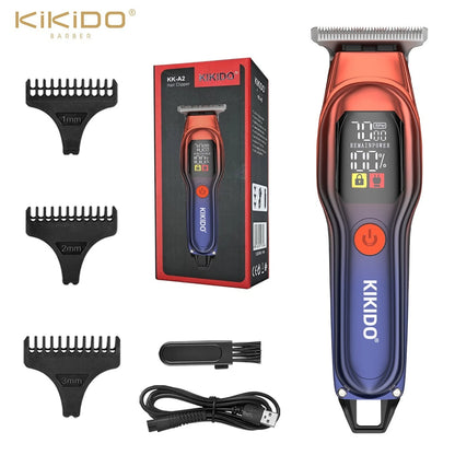 Stainless steel hairdresser electric push cut hair