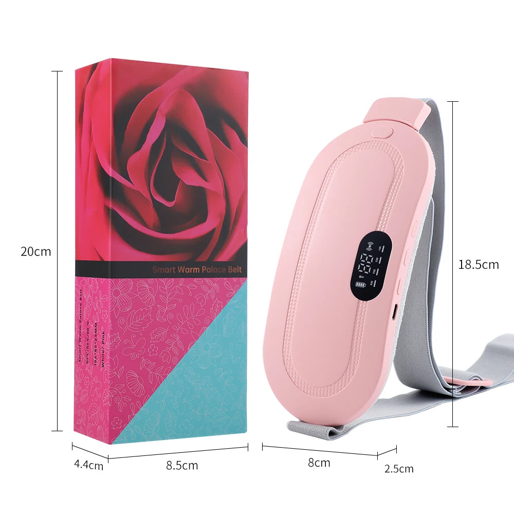 Electric Heating Pad Menstrual Cramp Massager Belt Women
