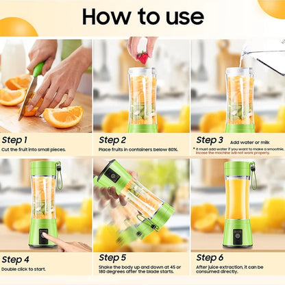 380ml household juice mixer mini electric juicer