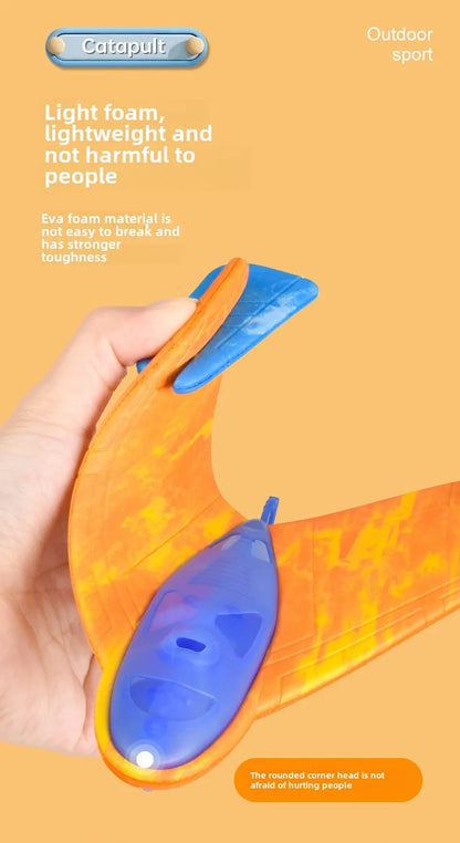 Children's Catapult Foam Aircraft Toys Safety EVA Boomerang