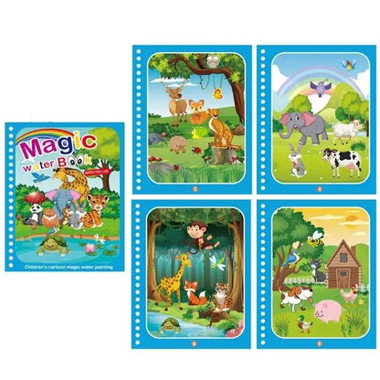Magical Book Water Drawing Montessori Toys Coloring Book