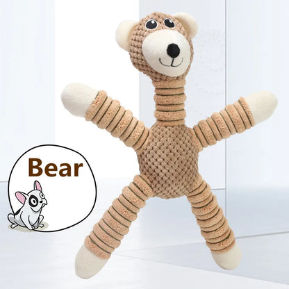 Indestructible Large Dog Sound Squeaky Toys Animals