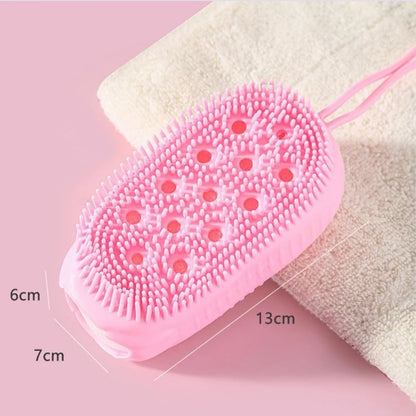 Double Side Silicone Bubble Bath Body Brush