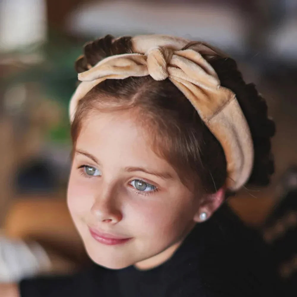 Woman Heatless Curling Rod Headband Lazy Hair Curler