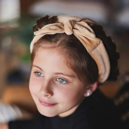 Woman Heatless Curling Rod Headband Lazy Hair Curler