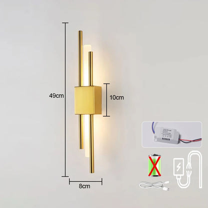 Nordic LED Wall Lamp Indoor Lighting Bedroom Bedside