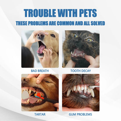 Pet Oral Spray Dental Dirt Remover Cat Teeth Cleaning Breath Freshener