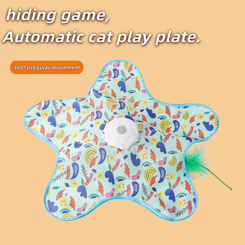 Electric cat turntable pet toy self-stimulating