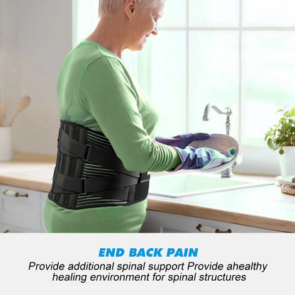 Back Brace for Lower Back Pain Lumbar Pad - Back Support Belt