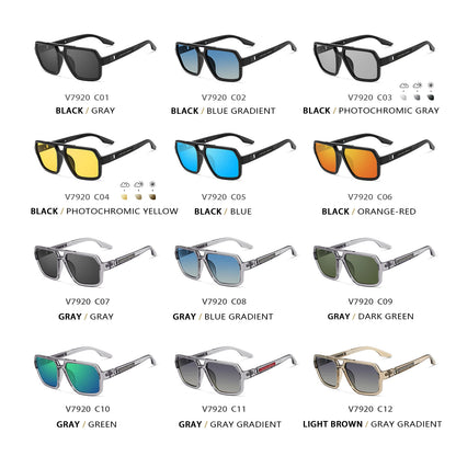 New Arrival Square Sunglasses TR90 Frame Glasses Photochromic