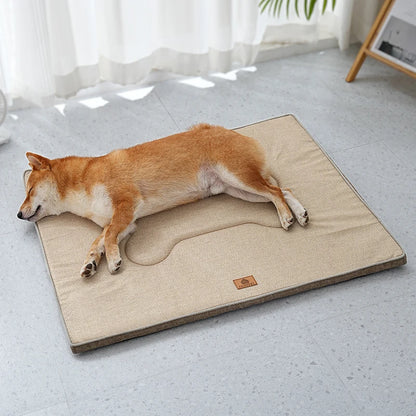 Winter Washable Dog Bed Reversible Dog Crate Pad