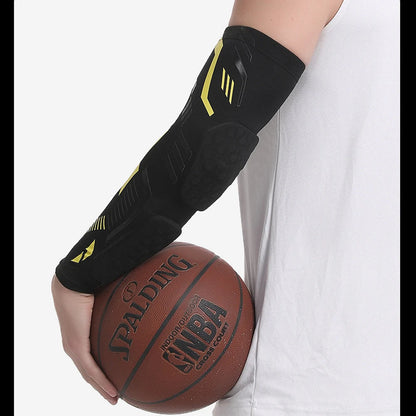 1 Pc Sports Padded Arm Sleeves Protective Compression Elbow Pad