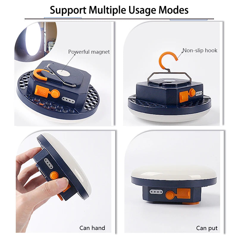 Tent Light Rechargeable Lantern Portable Emergency Night