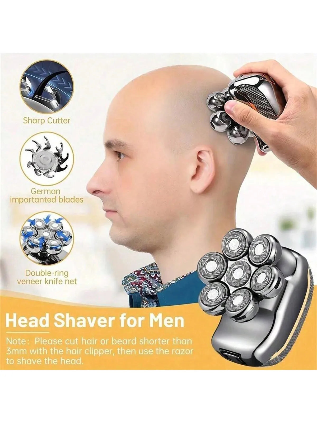 Rechargeable Shaver Grooming Kit Professional Hair Electric Shaver