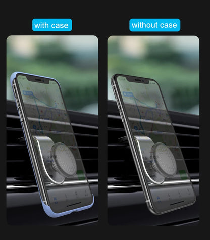 Magnetic Car Phone Holder Air Vent Clip Mount Rotation