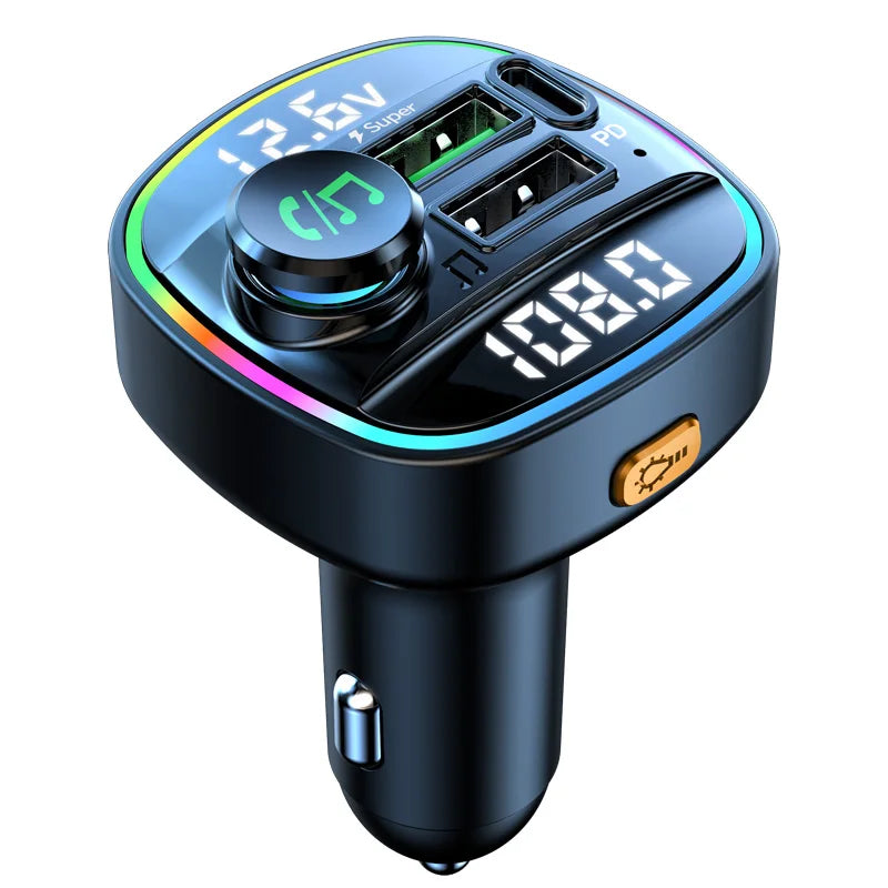 Bluetooth 5.0 FM Transmitter Handsfree Car Radio Modulator