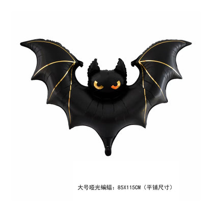 Halloween Balloon Decoration Halloween Black Spider Balloon Giant Skull Skeleton Balloon
