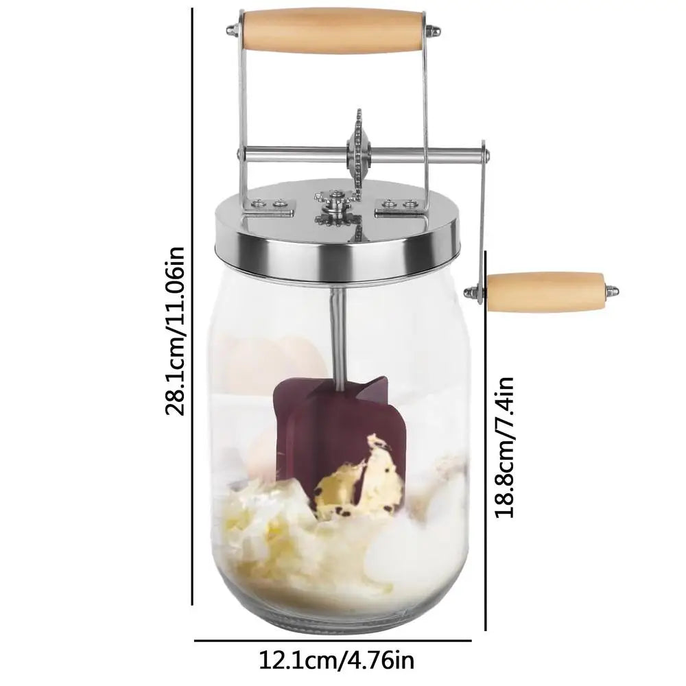 Butter Maker Mason Jar Butter Churner Cream Mixer