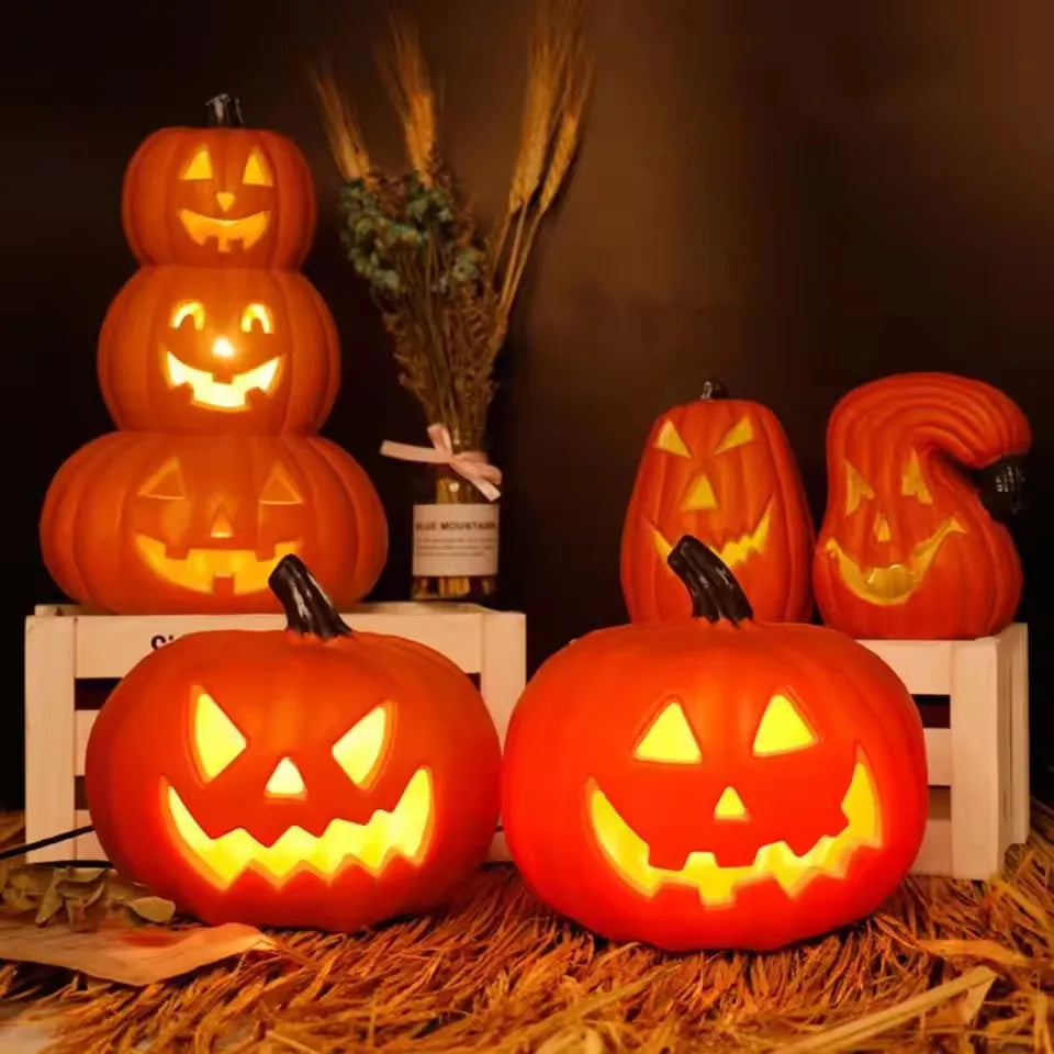 1Pc Decorative Pumpkin Halloween Props Lantern
