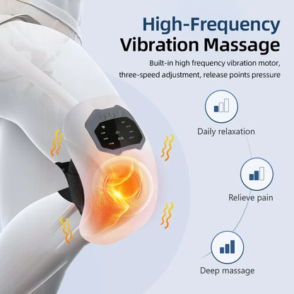 Smart Knee Massager Wireless Electric Heating Red Light