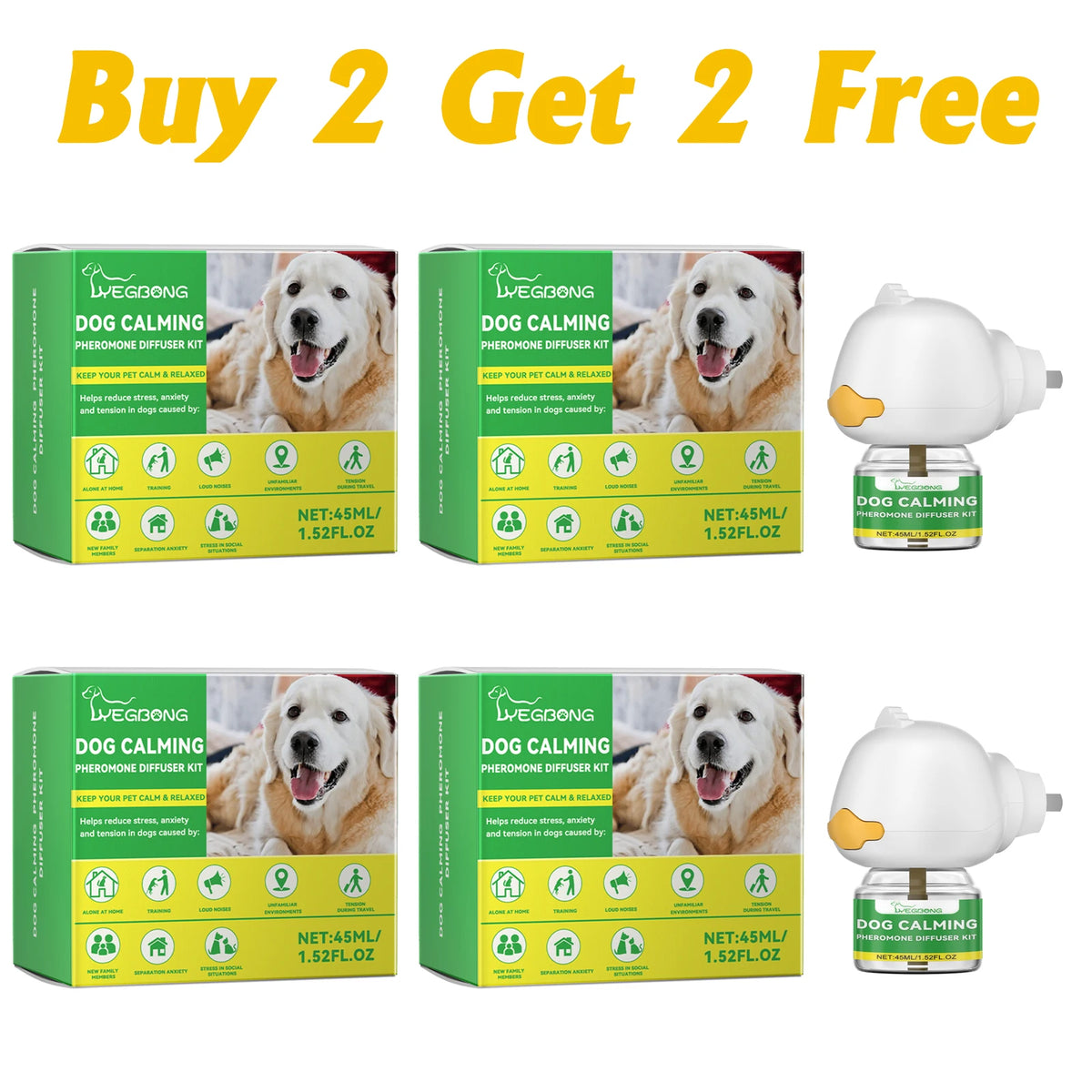 Dog Calming Diffuser Kit Relaxing Anti Anxiety Relief