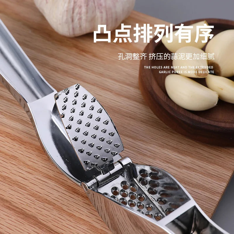 New stainless steel kitchen garlic puree