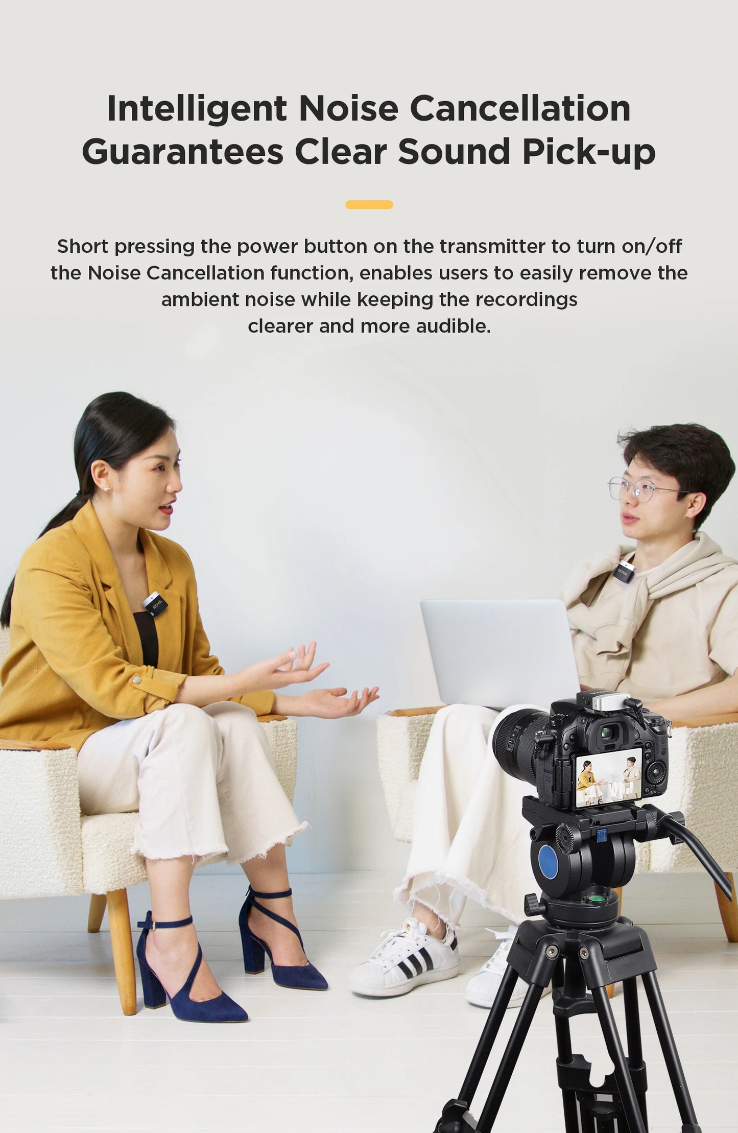 BOYA BY-M1V Wireless Lavalier Microphone