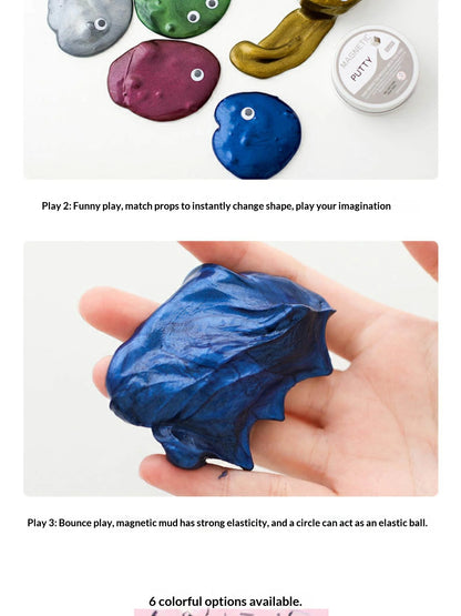 Magnetic Putty Slime Gravity Defying Magnet Toy