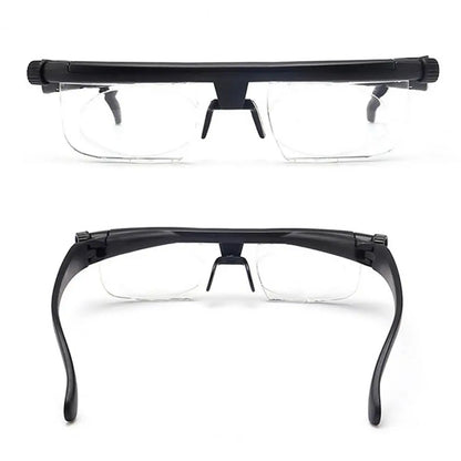 Focus Adjustable Glasses Dial Vision Myopia Presbyopia