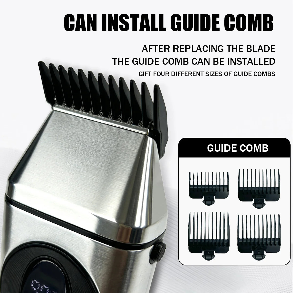 Kemei Beard Trimmer Professional Hair Trimmers IPX7 Beard Shaver