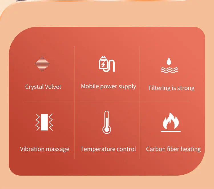 Electric Heating Shoulder Neck Pad Massager Brace