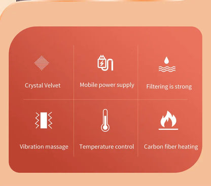 Electric Heating Shoulder Neck Pad Massager Brace
