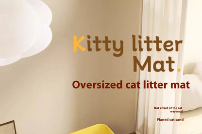 Extra Large Cat Litter Mat Heavy Duty Waterproof 2 Layer